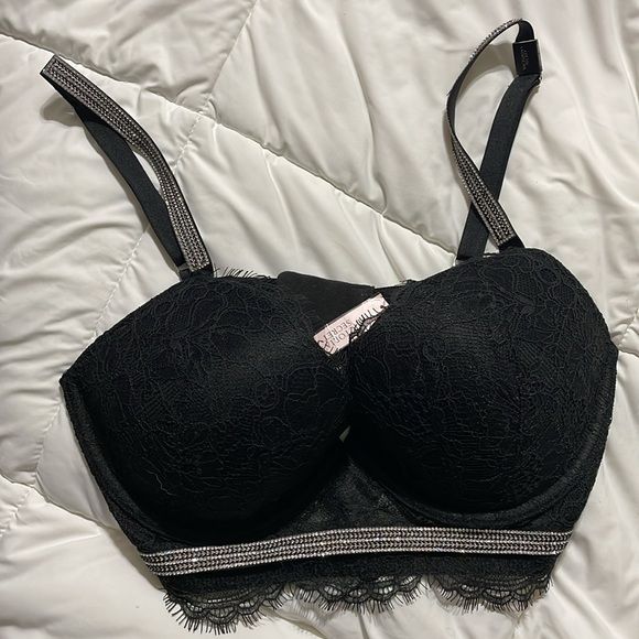 NEW Victoria’s Secret Very Sexy - Lightly-Lined Shine Strap Demi Bra size 34D - Picture 2 of 5